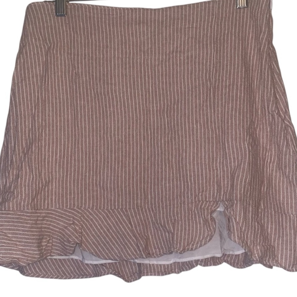 Abercrombie & Fitch Cream Bubble Mini Skirt